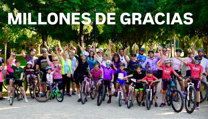 Alimentos en una ruta solidaria en Plasencia