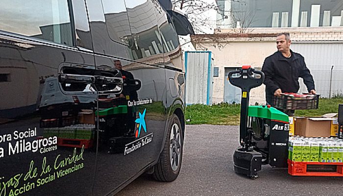 Estamos entregando alimentos a 85 asociaciones